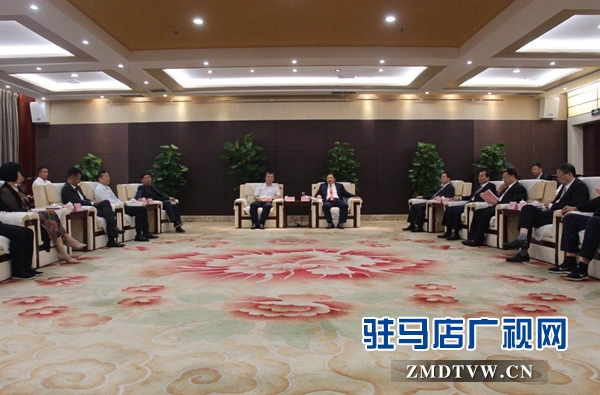 朱是西会见参加中国农加工洽谈会知名企业重要嘉宾