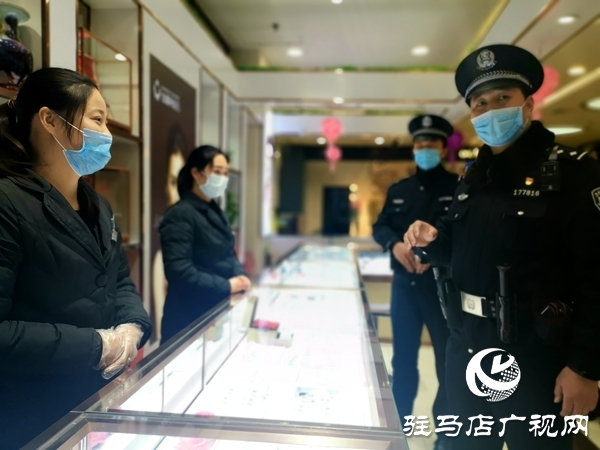 市公安局西园分局督导辖区大型商场有序复工