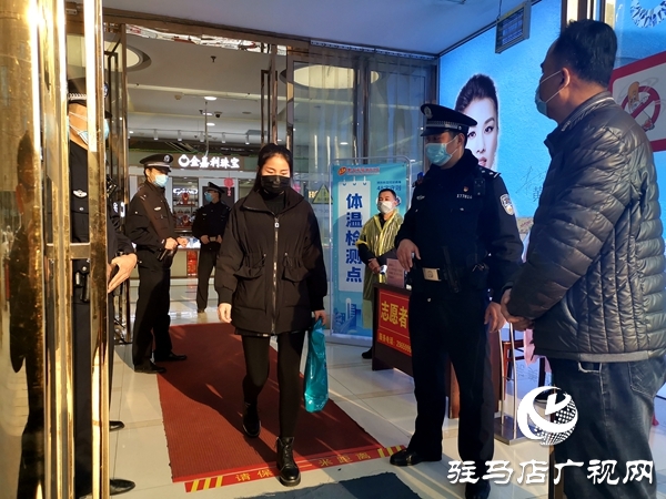 市公安局西园分局督导辖区大型商场有序复工