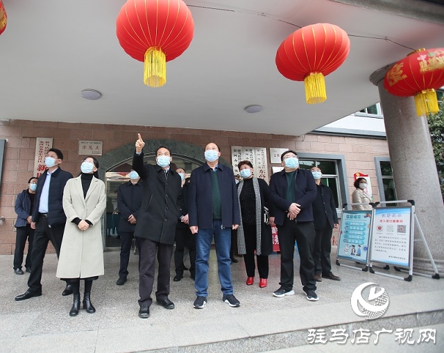 贾迎战到驻马店市开发区调研督导创文工作