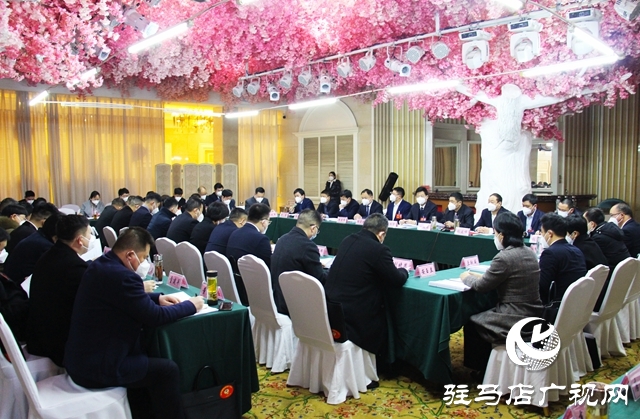 参加市政协五届一次会议的委员们分组讨论四届市政协常务委员会工作报告和提案工作情况